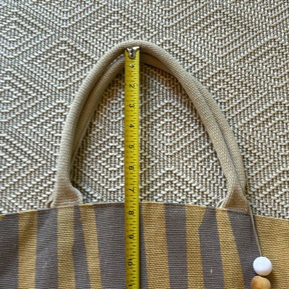Burlap Zebra Tote Bag - Picture 7 of 7